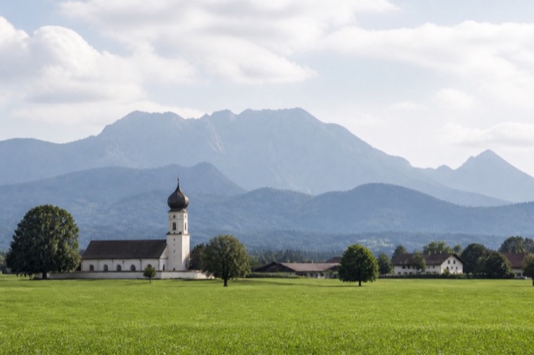 Landschaft in Bayern
